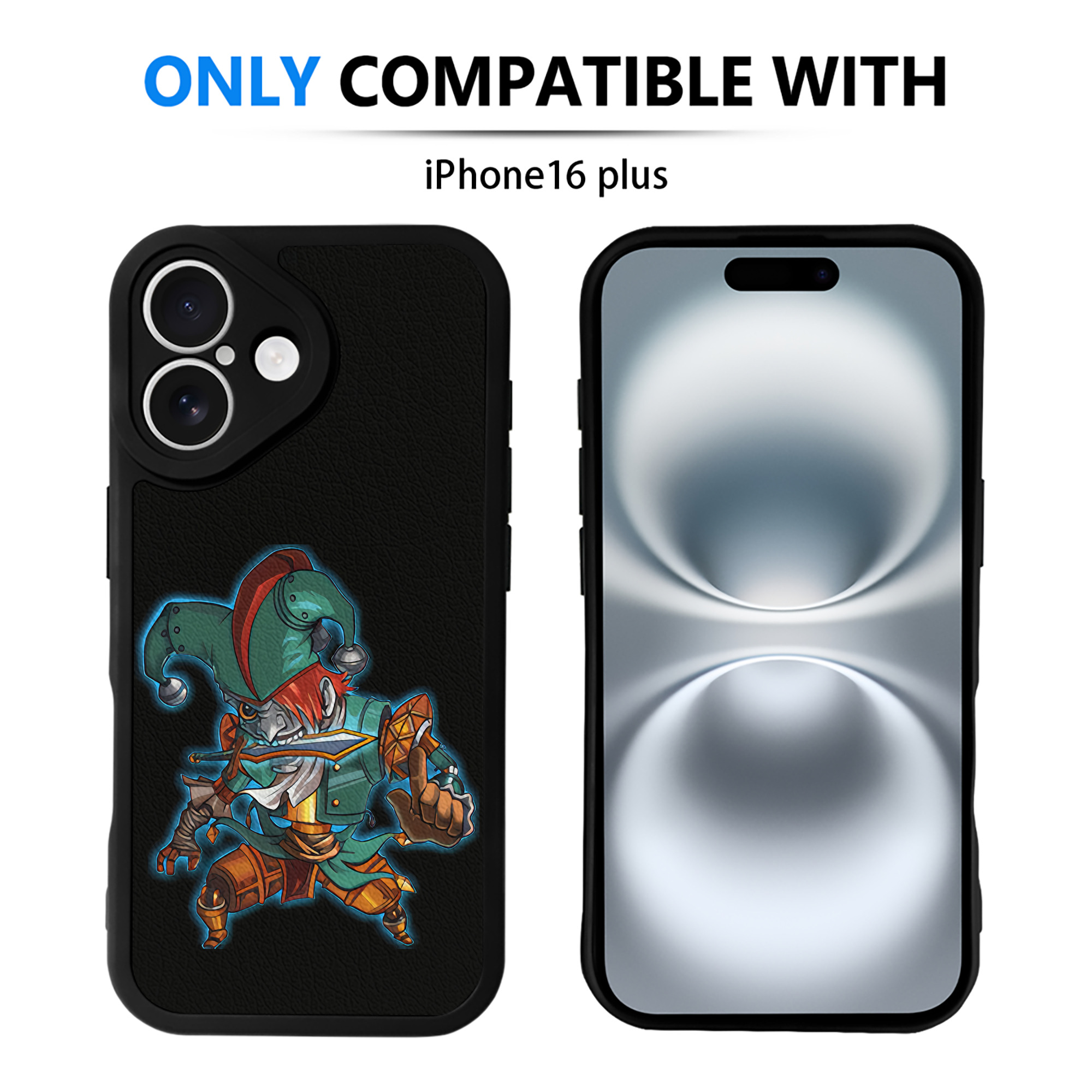 リーグ・オブ・レジェンド League of Legends LOL 【iPhone 16シリーズ対応】シリコンスマホケース（レザー調） 材質：シリコン